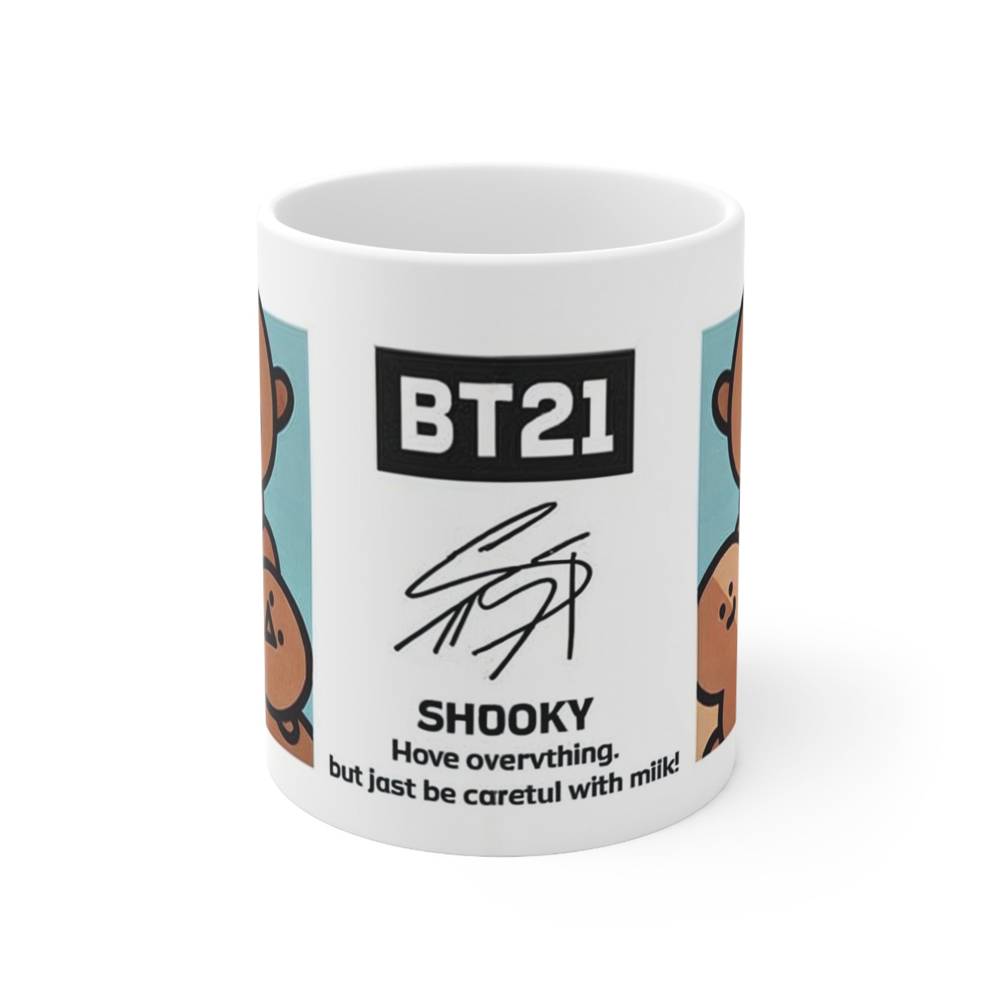 Tazon Sublimado BTS SHOOKY BT21