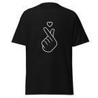 Polera Estampada Corazon Coreano