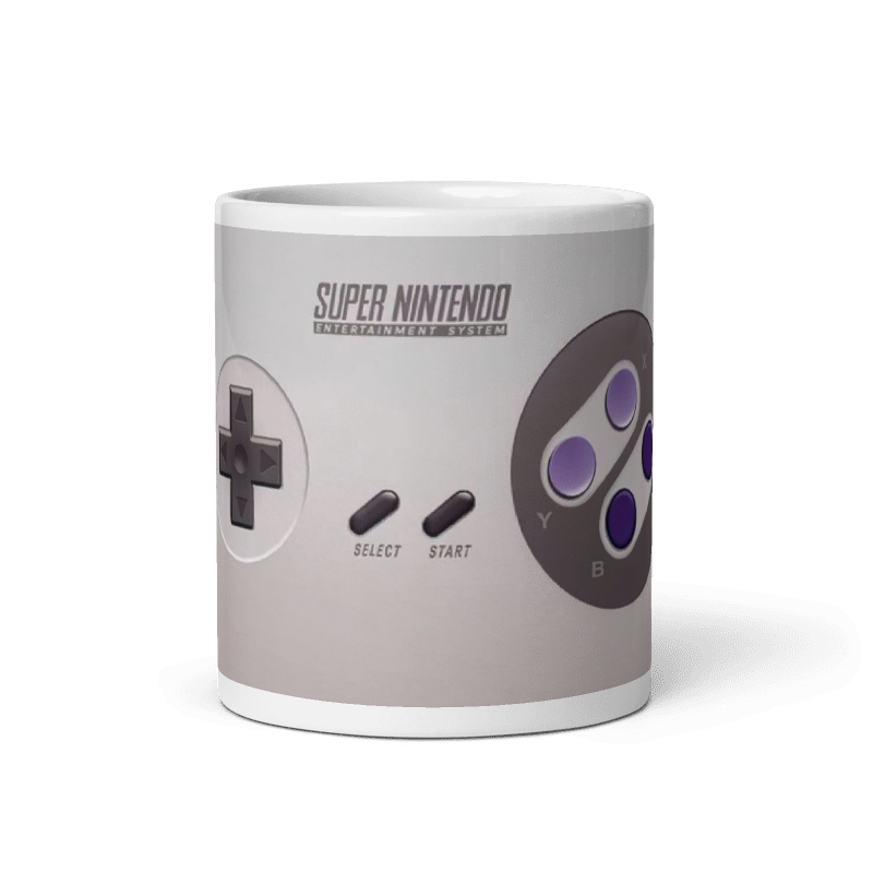 Tazon Estampado Control Retro Super Nintendo