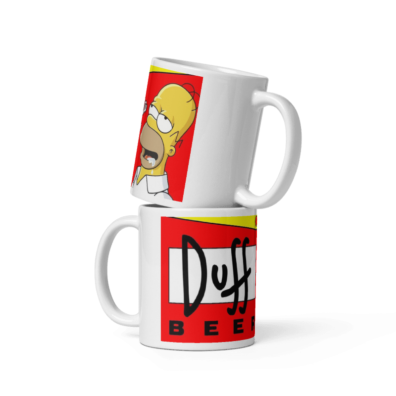 Tazon Estampado Los Simpsons Duff Anda La Osa