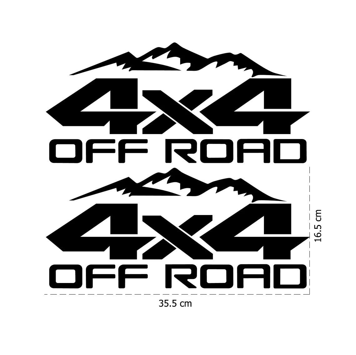 Adhesivo Para Auto 4X4 OFF ROAD