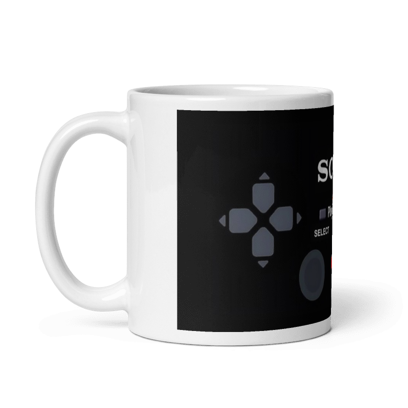 Tazon Estampado Control Retro Play Station