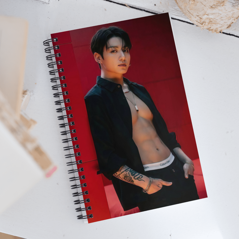 Cuaderno Kpop BTS Jungkook A5 Premium