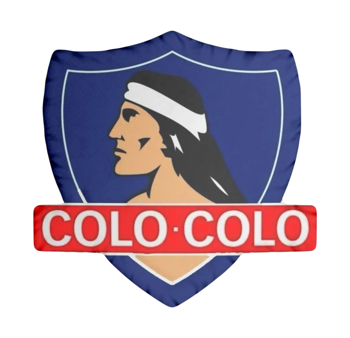 Cojín Escudo Colo Colo Almohada Cacique Albo