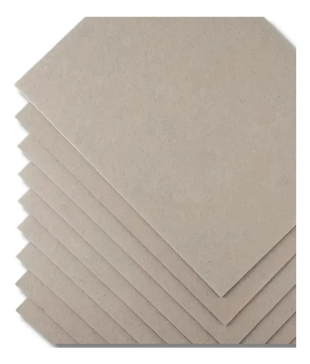 10 Packs Agenda A5 100gr + Tapas De Cartón Piedra 1.5mm Gris A5