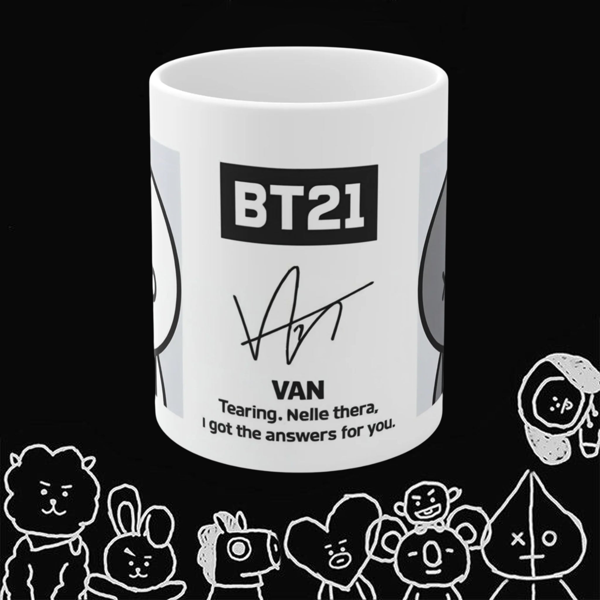 Tazón BTS VAN BT21 11 Oz
