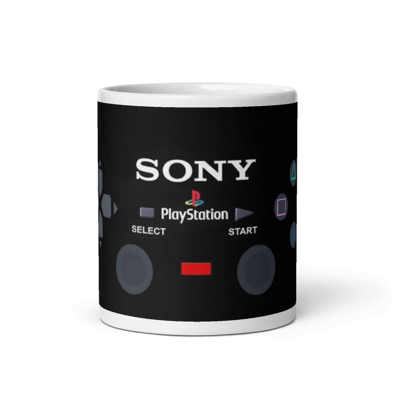 Tazon Estampado Control Retro Play Station