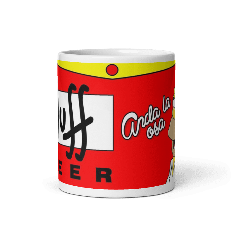 Tazon Estampado Los Simpsons Duff Anda La Osa