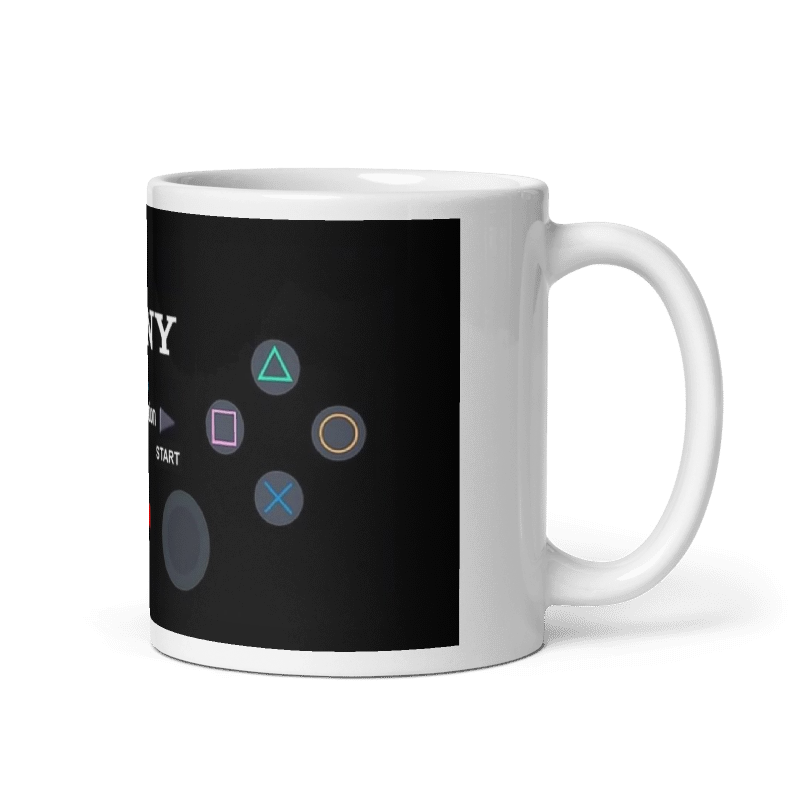 Tazon Estampado Control Retro Play Station