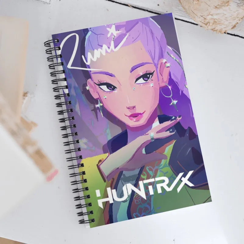 Cuaderno Las Guerreras Kpop Demon Hunters A5 Premium Huntrix Lila Rumi 2026