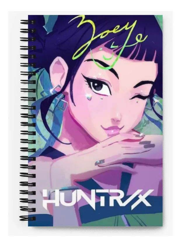 Cuaderno Las Guerreras Kpop Demon Hunters A5 Premium Huntrix Verde Zoey 2026