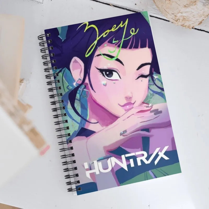 Cuaderno Las Guerreras Kpop Demon Hunters A5 Premium Huntrix Verde Zoey 2026